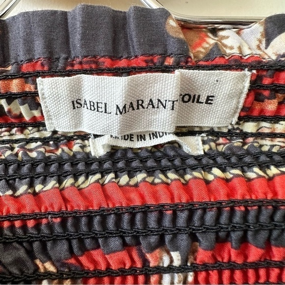 Isabel Marant Etoile-Spring/Summer Ruffle Mini Skirt paisley print (Size:34) - Picture 8 of 9